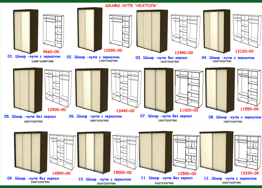 шкаф-купе неаполь в Волгограде