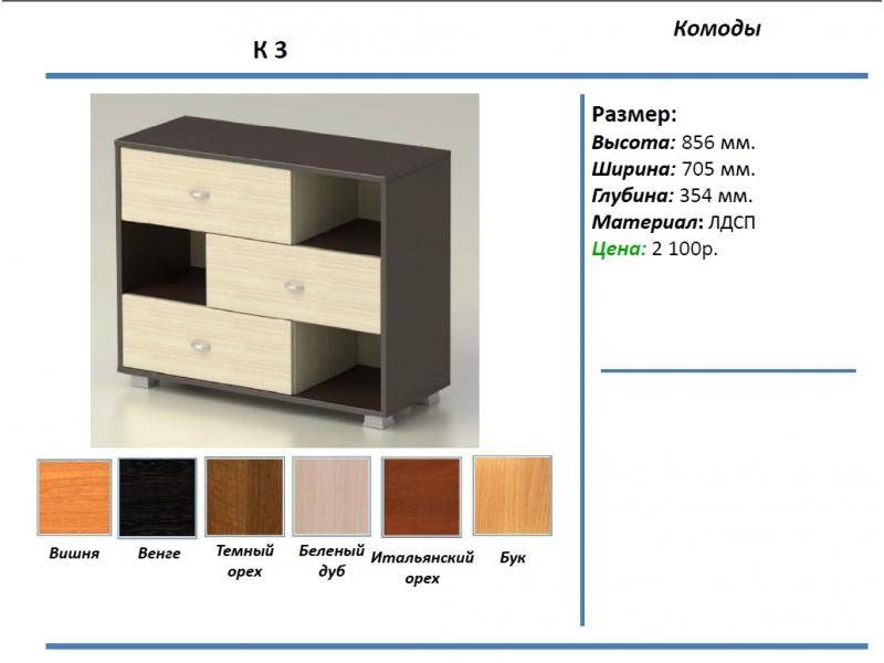 комод к3 в Волгограде