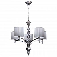 дизайнерская подвесная люстра spot light lyon 5071502 серебро в Волгограде
