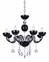 подвесная люстра crystal lux luccila sp8 черная в Волгограде