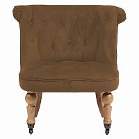 кресло amelie french country chair коричневое в Волгограде