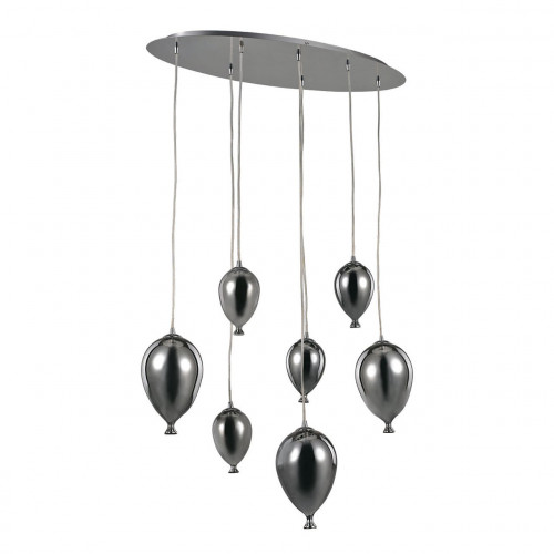 подвесная люстра ideal lux clown sp7 cromo в Волгограде