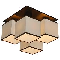 потолочная люстра arte lamp quadro a4402pl-4bk в Волгограде