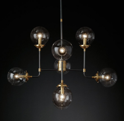 люстра bistro 8 черная, бронза в Волгограде