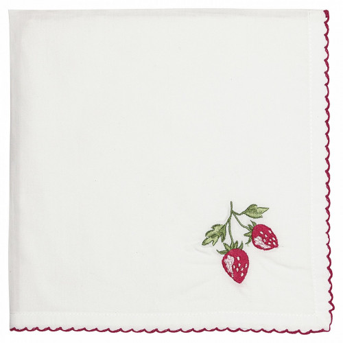 салфетка strawberry red w/embroidery в Волгограде