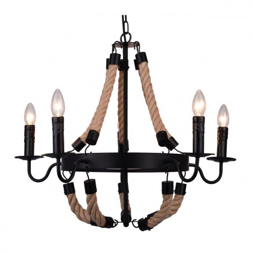 подвесная люстра arte lamp marsiglia a8956lm-5bk в Волгограде