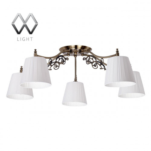 потолочная люстра mw-light моника 372011105 белая в Волгограде