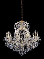 подвесная люстра crystal lux isabel sp11 gold/transparent золото в Волгограде