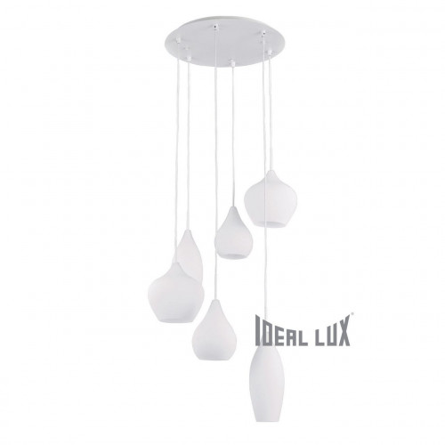подвесная люстра ideal lux soft sp6 bianco в Волгограде
