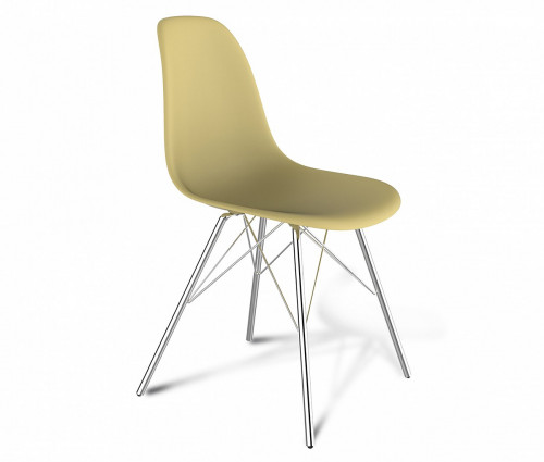 стул dsr бежевый s37 (eames style) в Волгограде