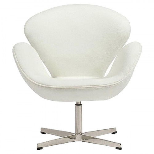 кресло swan chair кашемир белое в Волгограде