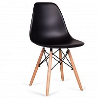 стул деревянный pc-015 черный (eames style) в Волгограде