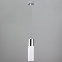 подвесной светильник eurosvet double topper 50135/1 led хром/белый в Волгограде