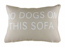 подушка с надписью no dogs on this sofa в Волгограде