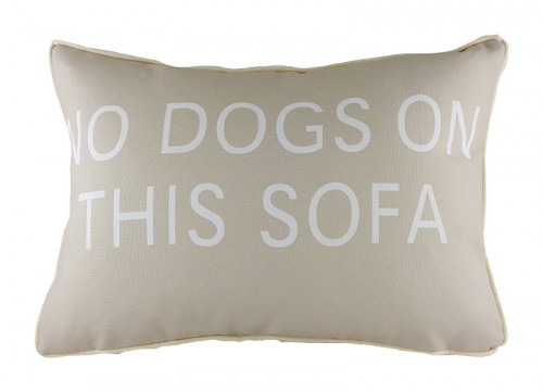 подушка с надписью no dogs on this sofa в Волгограде