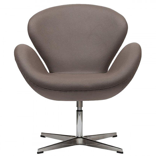 кресло swan chair серо-коричневая в Волгограде
