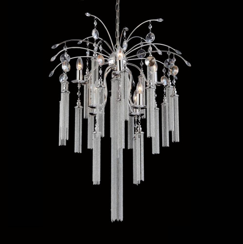 подвесная люстра crystal lux ethno sp8 хром в Волгограде