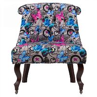 кресло мягкое amelie french country chair бабочки в Волгограде