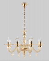 подвесная люстра crystal lux caetano sp-pl8 amber в Волгограде