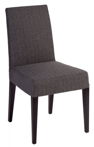 стул aylso dining chair кожа тёмно-серая в Волгограде