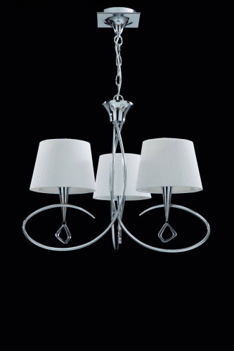 подвесная люстра mantra mara chrome - white 1640 в Волгограде