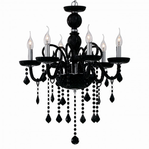 подвесная люстра ideal lux giudecca sp6 nero в Волгограде