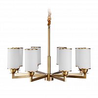люстра brch9040-8 от delight collection белая/золото в Волгограде