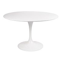 стол eero saarinen style tulip table mdf d110 глянцевый белый в Волгограде