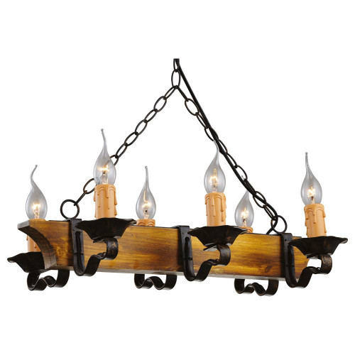 подвесная люстра arte lamp taverna a9525lm-6br в Волгограде
