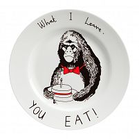 тарелка what i leave - you eat в Волгограде