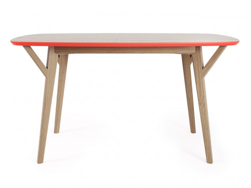 стол proso осветленный дуб, коралловый в Волгограде