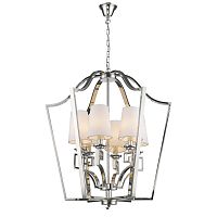 люстра presidential 6 от delight collection белая/никель в Волгограде