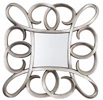 зеркало серебряное квадратное в фигурной раме silver swirl frame от rvastley в Волгограде