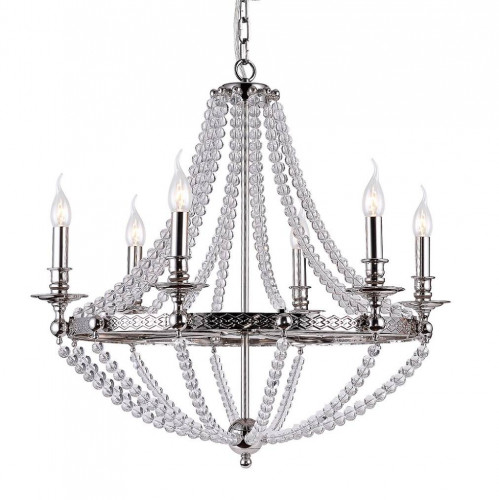 подвесная люстра crystal lux perugia sp6 хром в Волгограде