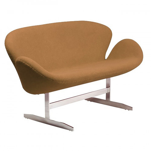 диван swan sofa прямой коричневый в Волгограде