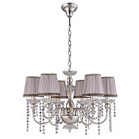 подвесная люстра crystal lux alegria sp6 silver-brown в Волгограде