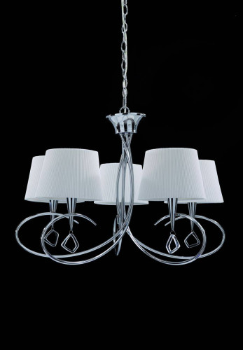 подвесная люстра mantra mara chrome - white 1641 в Волгограде