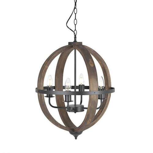 люстра на 4 рожка коричневого цвета в Волгограде