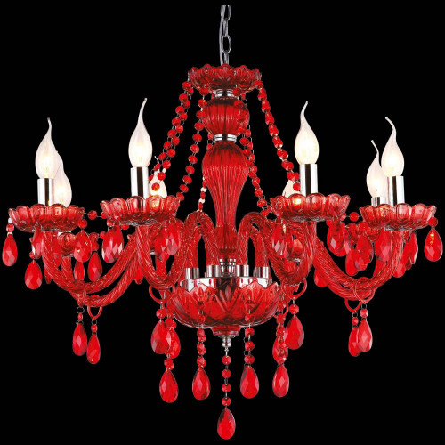 подвесная люстра arte lamp teatro a3964lm-8rd в Волгограде
