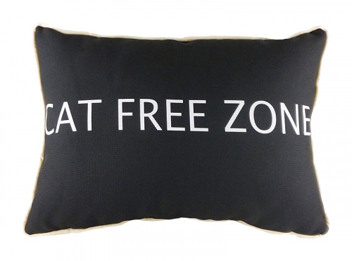 подушка с надписью cat free zone в Волгограде