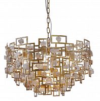 подвесная люстра crystal lux diego sp9 d600 gold в Волгограде