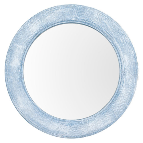 зеркало круглое голубое round window в Волгограде