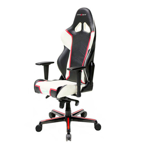 кресло геймерское dxracer racing черно-бело-красное в Волгограде