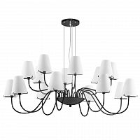 подвесная люстра lightstar diafano 758167 черная в Волгограде
