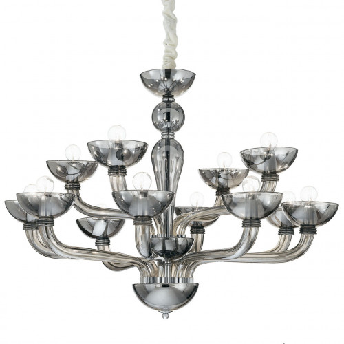 подвесная люстра ideal lux casanova sp12 fume в Волгограде