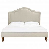 кровать двуспальная 120х200 бежевая cassis upholstered в Волгограде