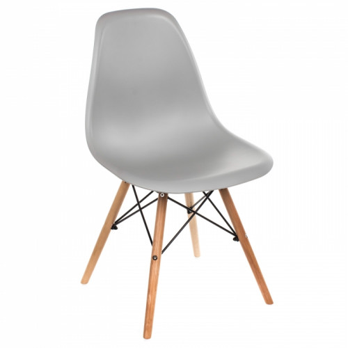 стул деревянный eames pc-015 grey в Волгограде