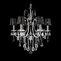 люстра md92721-6a от illuminati прозрачная/черная/ хром в Волгограде