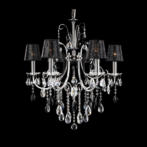 люстра md92721-6a от illuminati прозрачная/черная/ хром в Волгограде