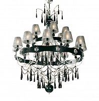 люстра 6886/12+6 v2515 от mm lampadari черная/серая в Волгограде